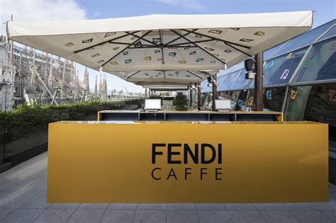 fendi la rinascente milano|The Fendi Caffè opens at the Rinascente in Milan.